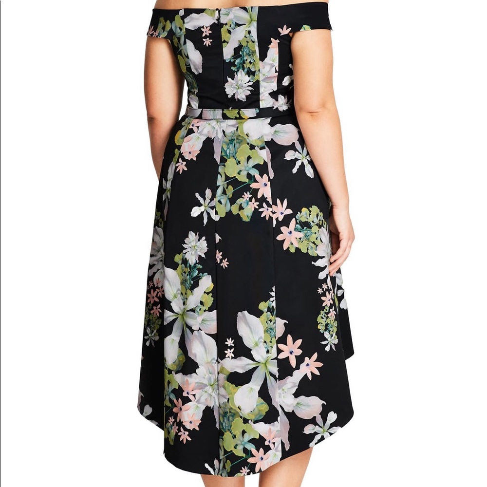 NWT City chic spring hi low dress - Picture 3 of 7